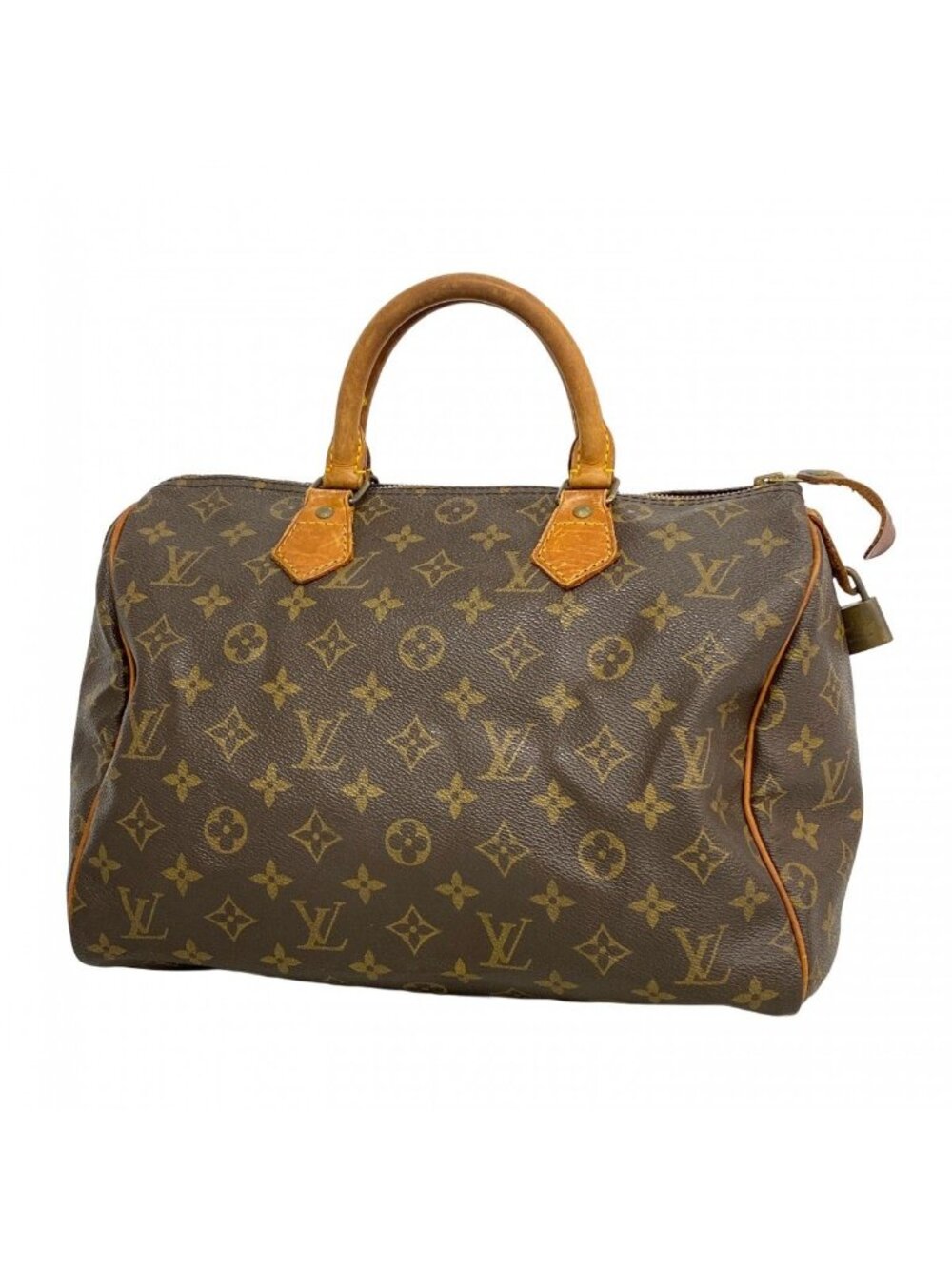 Louis Vuitton Handbag Monogram Speedy 30 Brown